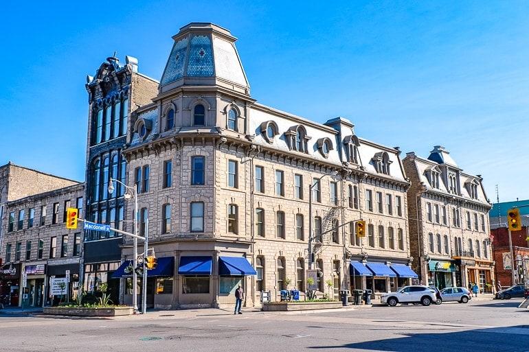 Downtown buildings in Guelph Ontario
