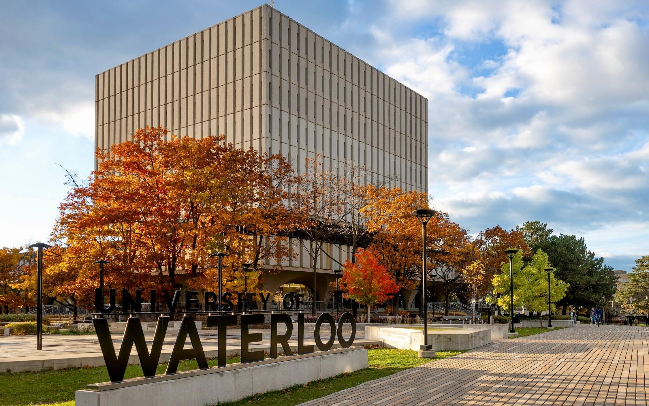 Waterloo University in Waterloo Ontario